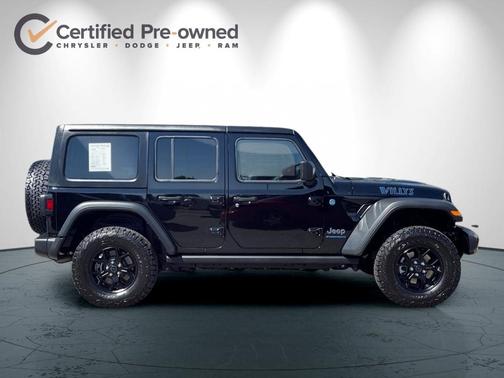Black Clearcoat 2025 Jeep Wrangler 4xe Sport