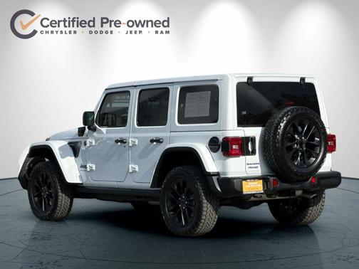 Bright White Clearcoat 2025 Jeep Wrangler 4xe Sahara