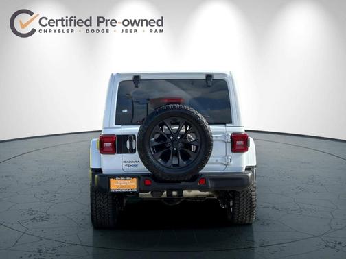Bright White Clearcoat 2025 Jeep Wrangler 4xe Sahara