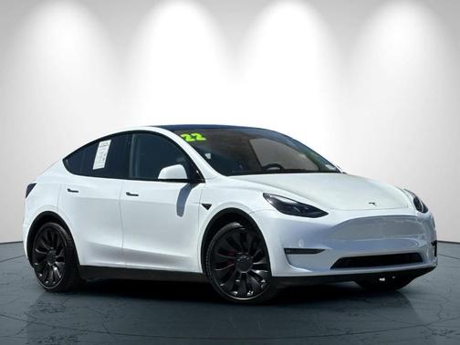 White 2022 Tesla Model Y Performance