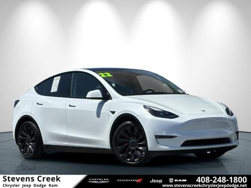 White 2022 Tesla Model Y Performance