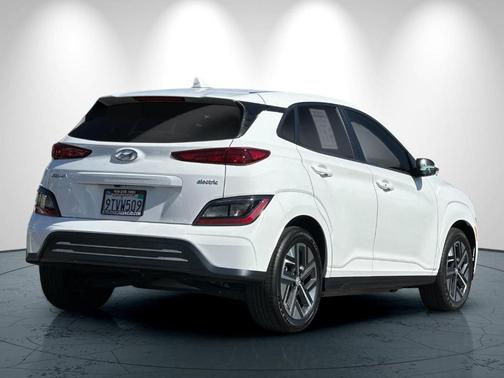 Lunar White 2023 Hyundai KONA EV SE