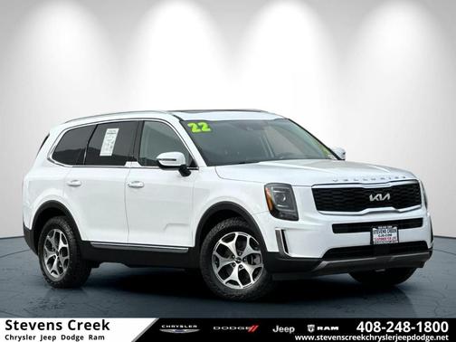 Glacial White Pearl 2022 Kia Telluride EX