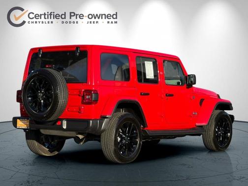 Firecracker Red Clearcoat 2025 Jeep Wrangler 4xe Sahara