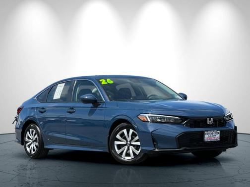 Blue 2026 Honda Civic LX