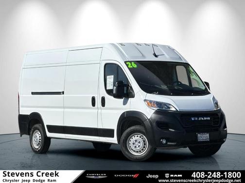 Bright White Clearcoat 2026 RAM ProMaster 2500 High Roof