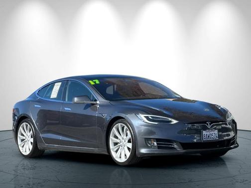 Gray 2017 Tesla Model S 75D