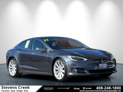 Gray 2017 Tesla Model S 75D