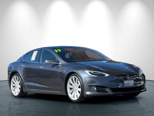 Gray 2017 Tesla Model S 75D
