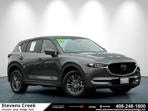 Machine Gray Metallic 2021 Mazda CX-5 Touring