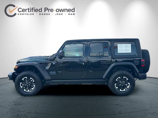 Black Clearcoat 2025 Jeep Wrangler 4xe Rubicon