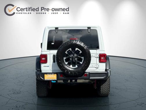 Bright White Clearcoat 2025 Jeep Wrangler 4xe Rubicon