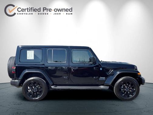 Black Clearcoat 2025 Jeep Wrangler 4xe Sahara