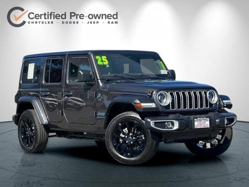 Granite Crystal Clearcoat Metallic 2025 Jeep Wrangler 4xe Sahara