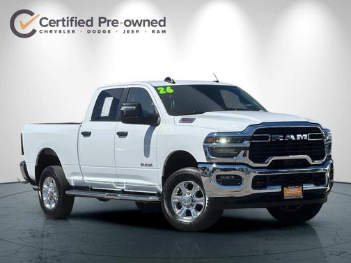 Bright White Clearcoat 2026 RAM 2500 Big Horn