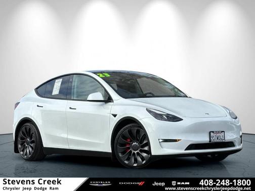 White 2023 Tesla Model Y Performance
