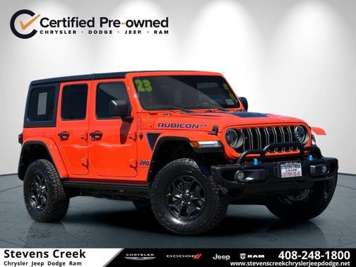 Metallic 2023 Jeep Wrangler 4xe Rubicon
