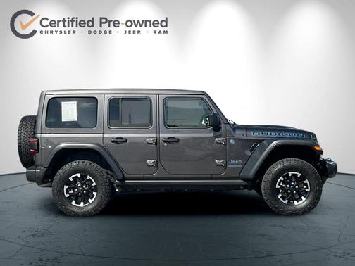 Granite Crystal Clearcoat Metallic 2025 Jeep Wrangler 4xe Rubicon