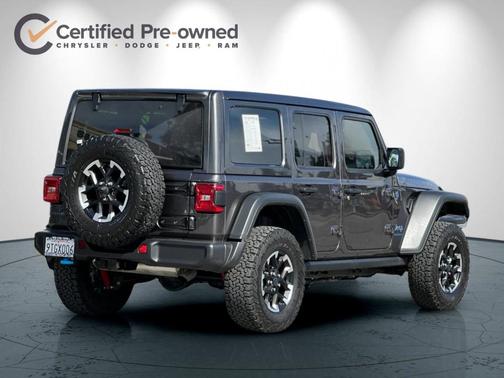 Granite Crystal Clearcoat Metallic 2025 Jeep Wrangler 4xe Rubicon