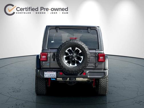 Granite Crystal Clearcoat Metallic 2025 Jeep Wrangler 4xe Rubicon