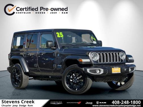 Granite Crystal Clearcoat Metallic 2025 Jeep Wrangler 4xe Sahara