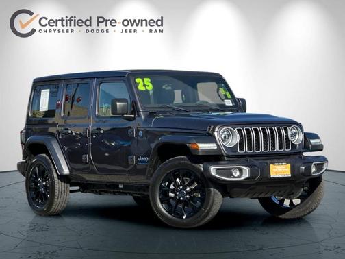 Granite Crystal Clearcoat Metallic 2025 Jeep Wrangler 4xe Sahara