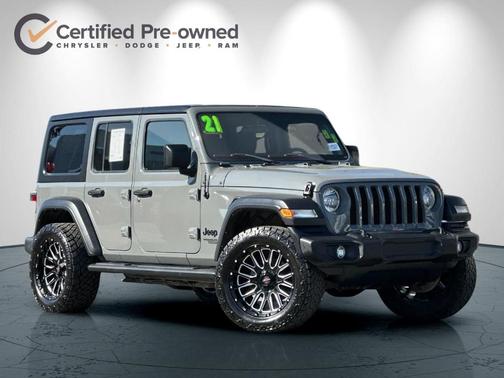 Sting Gray Clearcoat 2021 Jeep Wrangler Unlimited Sport