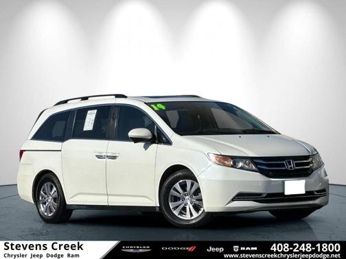 White 2014 Honda Odyssey EX-L