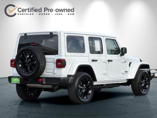 Bright White Clearcoat 2025 Jeep Wrangler 4xe Sahara
