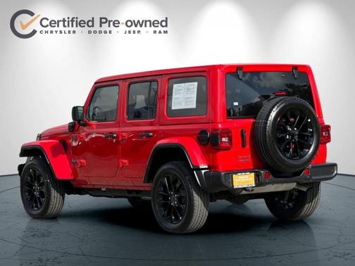 Firecracker Red Clearcoat 2025 Jeep Wrangler 4xe Sahara