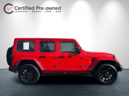 Firecracker Red Clearcoat 2025 Jeep Wrangler 4xe Sahara