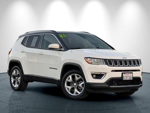 White Clearcoat 2021 Jeep Compass Limited