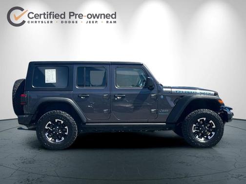 Granite Crystal Clearcoat Metallic 2025 Jeep Wrangler 4xe Rubicon