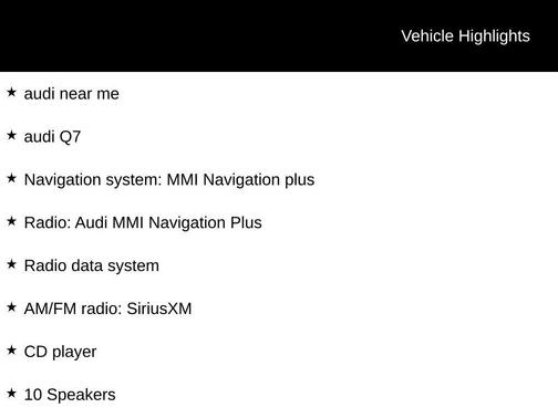 Orca Black Metallic 2019 Audi Q7 45 Premium Plus