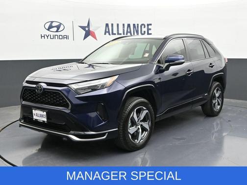 Blueprint / Midnight Black Metallic 2025 Toyota RAV4 Plug-In Hybrid SE