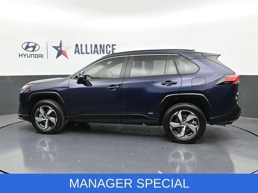 Blueprint / Midnight Black Metallic 2025 Toyota RAV4 Plug-In Hybrid SE