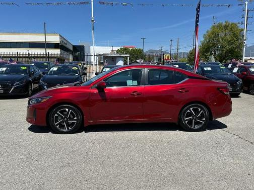 Scarlet Ember 2024 Nissan Sentra SV