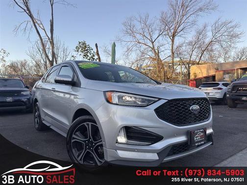 Ingot Silver Metallic 2019 Ford Edge ST