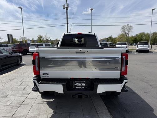 Star White Metallic Tri-Coat 2024 Ford F-450 Platinum