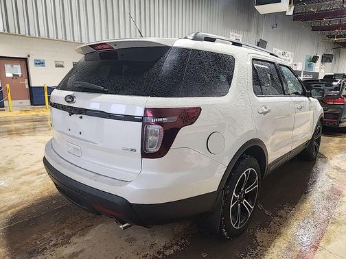White Platinum Metallic Tri-Coat 2014 Ford Explorer Sport