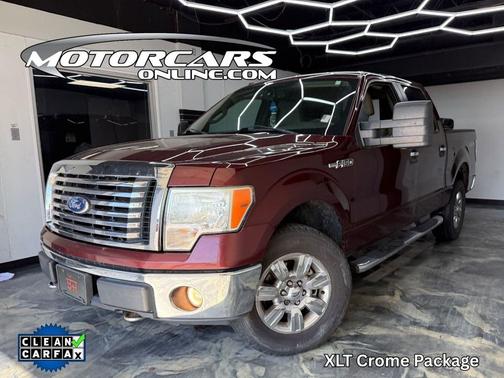 Red 2010 Ford F-150 XLT