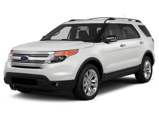 White Platinum Metallic Tri-Coat 2015 Ford Explorer XLT