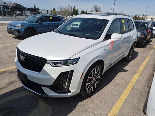 Crystal White Tricoat 2022 Cadillac XT6 Sport AWD
