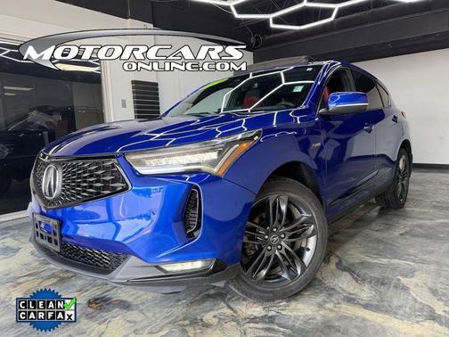 Apex Blue Pearl 2022 Acura RDX A-Spec Package