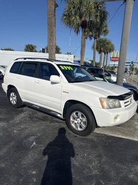 Super White 2002 Toyota Highlander Limited