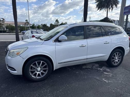 White 2016 Buick Enclave Leather