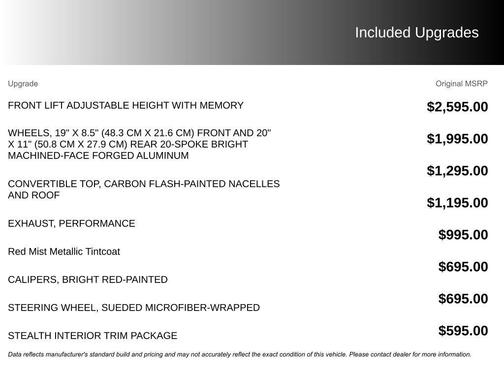 Red Mist Metallic Tintcoat 2024 Chevrolet Corvette Stingray w/3LT