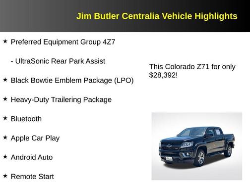 Black 2019 Chevrolet Colorado Z71