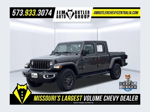 Granite Crystal Clearcoat Metallic 2024 Jeep Gladiator Sport