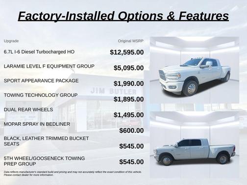 Bright White Clearcoat 2023 RAM 3500 Laramie